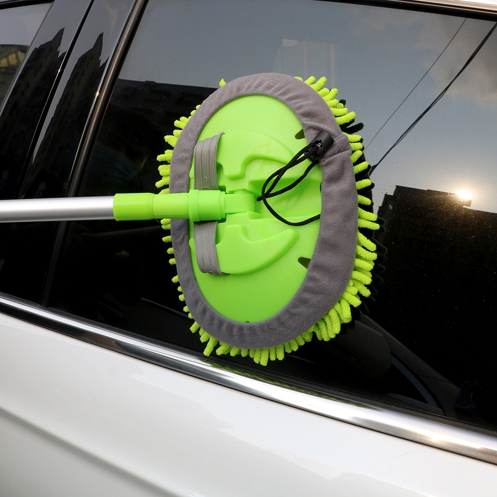 Forauto biltvätt mopp bil rengöring damm vax justerbar mopp biltillbehör fönstertvätt verktyg bilvård detaljer bil-styling