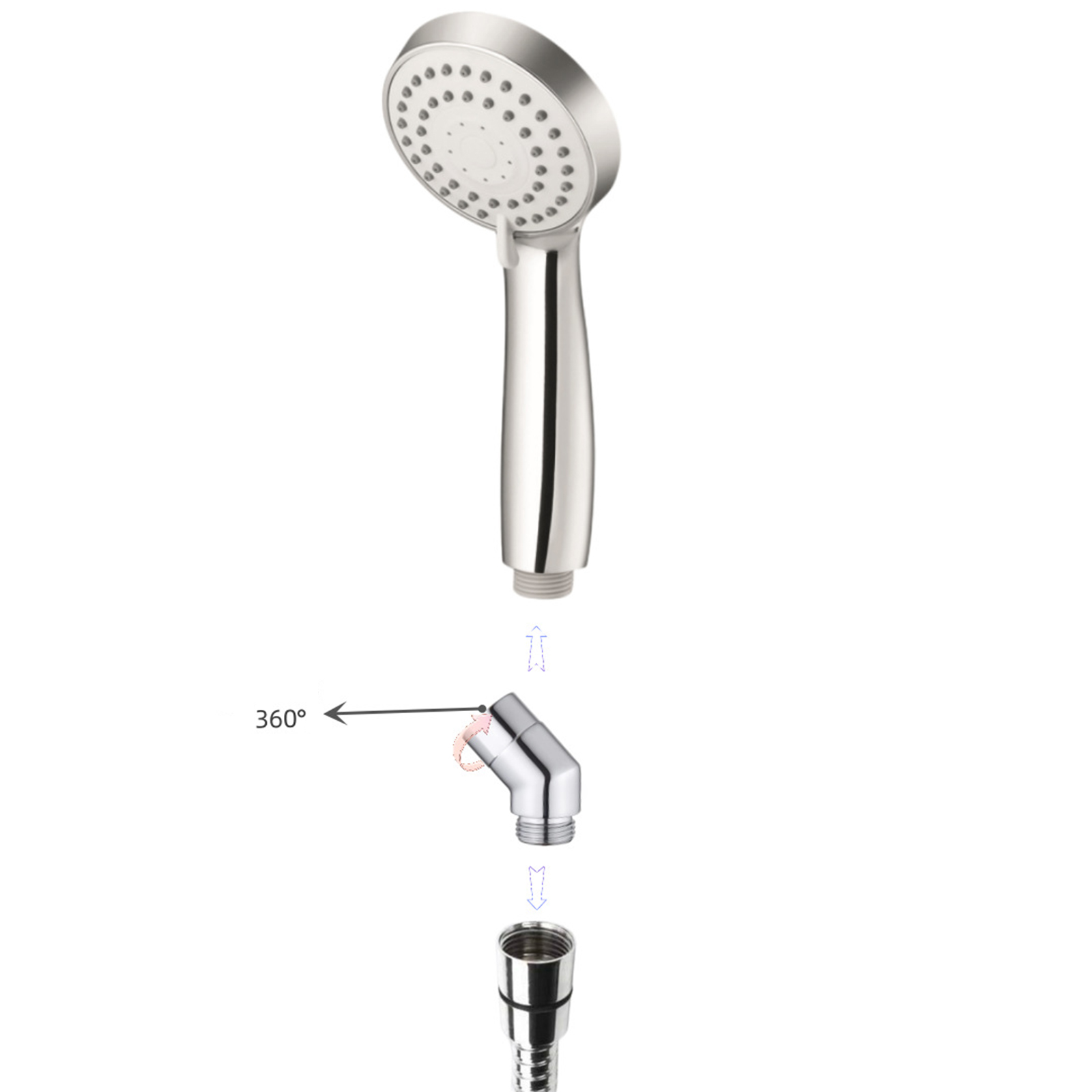 G1/2 Elbow Adapter Shower Head Female and Male Thread Rainfall Shower Handheld Shower Connector Angle 90° 130° 135° Accessory