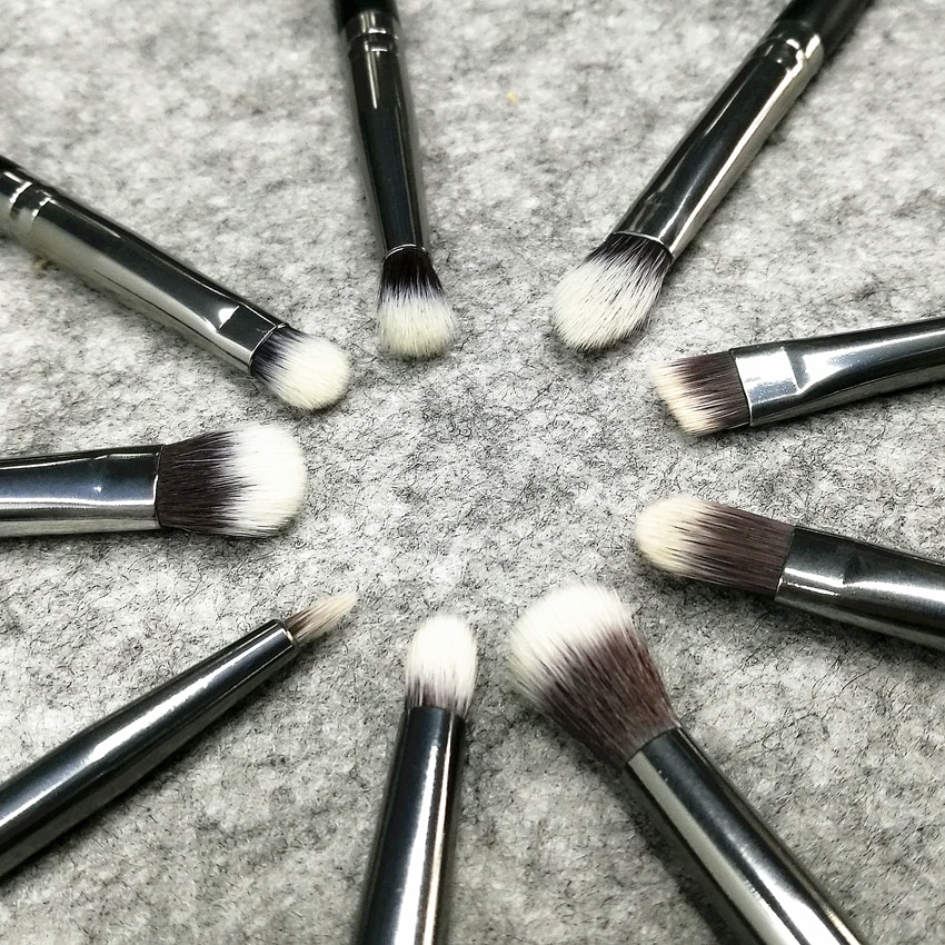 Ögonbryn ögonskugga borste set sywinas 9 st blandning ögonfrans eyeliner kosmetika make up kit ögon makeup borst set
