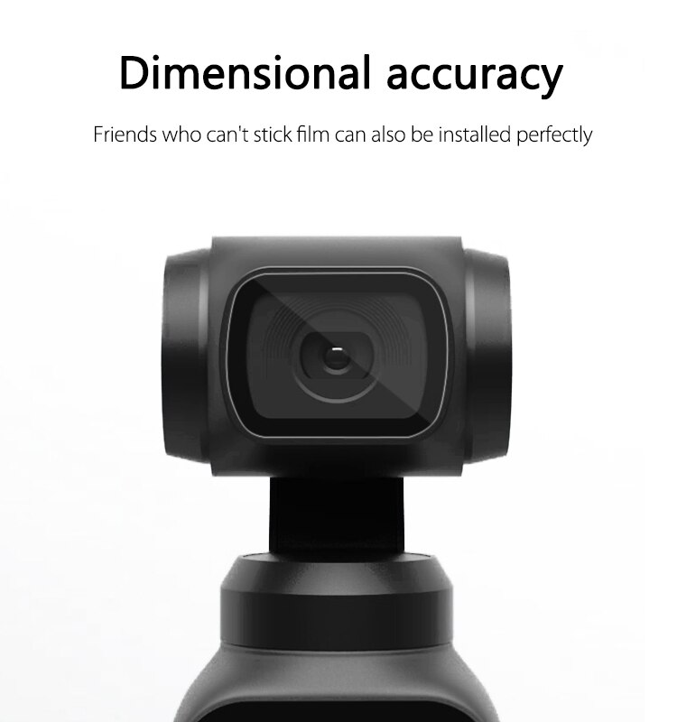 Vamson for dji osmo lomme herdet glass linse + lcd beskyttende film skjerm film vakt kamera tilbehør  op102