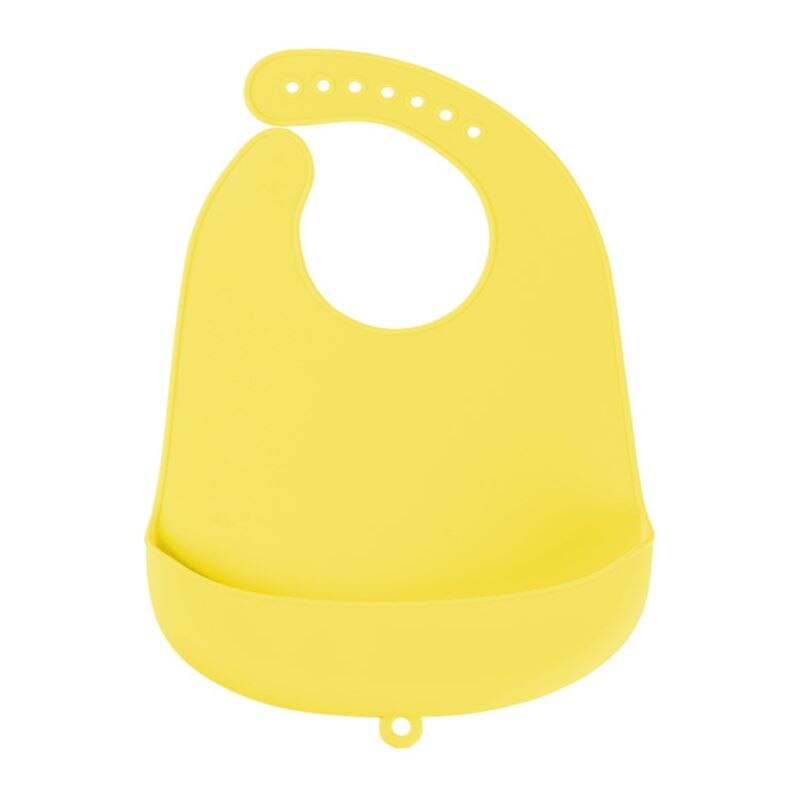 Food Grade Silicone Baby Bavaglini Impermeabile Alimentazione Neonato Saliva Asciugamano Burp Panno GXMB: Yellow