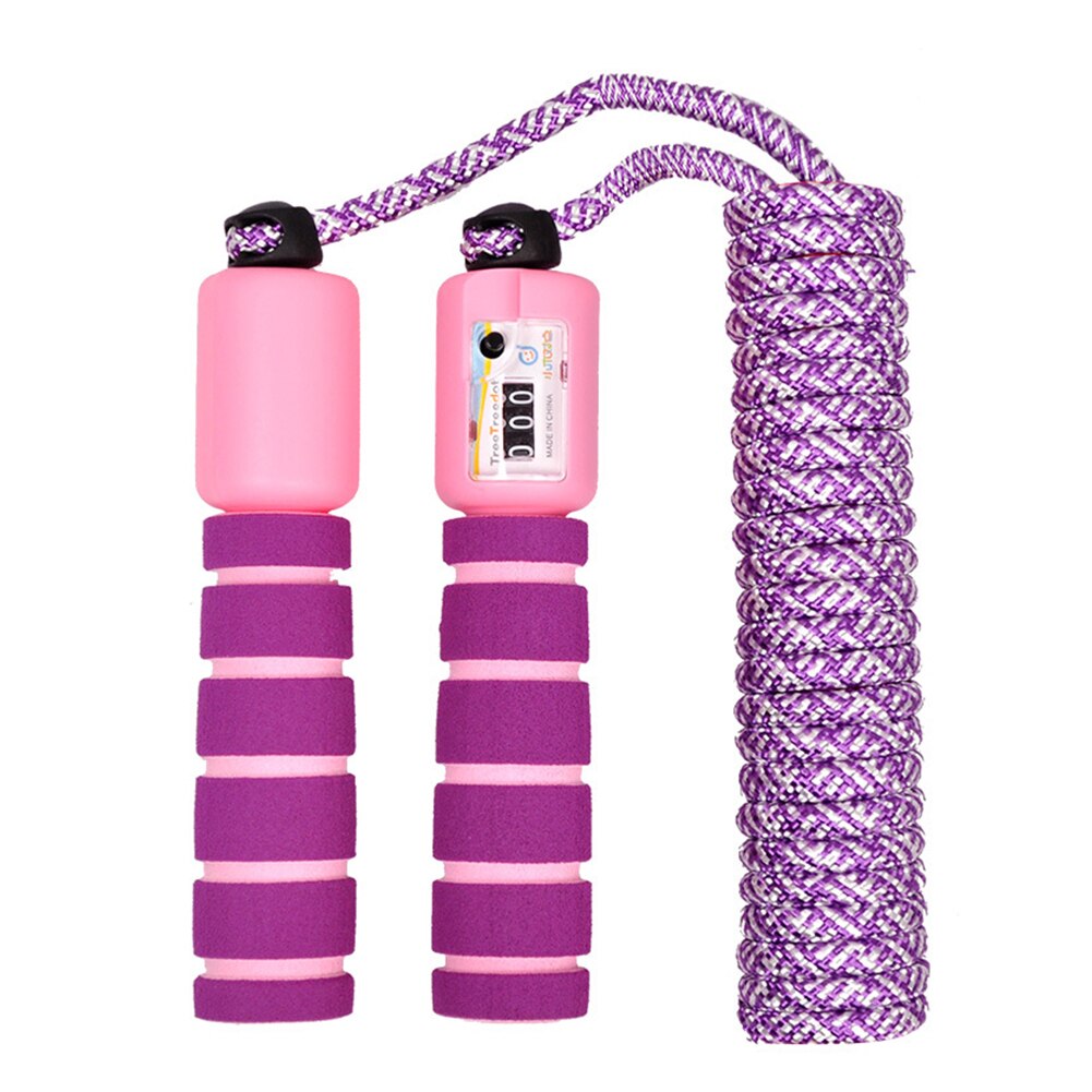 Tellen Springtouw Fitness Oefening Springen Touwen Kinderen Sport Apparatuur Voor Volwassenen Kinderen Sport Apparaat: Paars