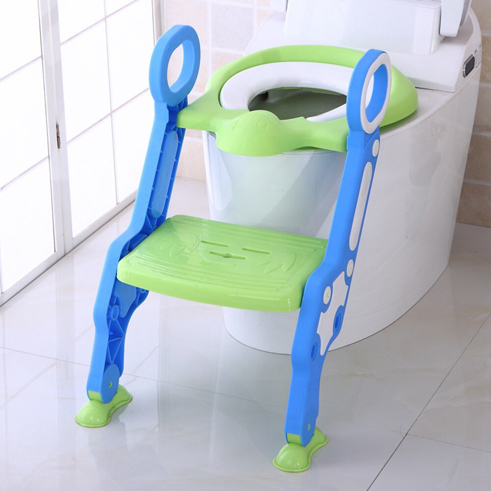 Baby toiletzitting, opvouwbare, verstelbare ladder, potje voor zindelijkheidstraining, opstapje, kinderveiligheidstoiletzitting, pot voor kinderen: Pj3554c