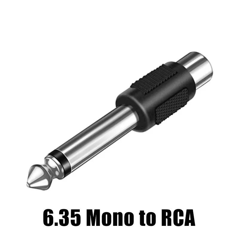 5pz 6.35mm/3.5mm Spina stereo/mono Maschio A RCA loto Femmina consonante Jack Adattatore del Connettore Cuffia Trasferimento Audio: Lavanda / 5-9 Pz