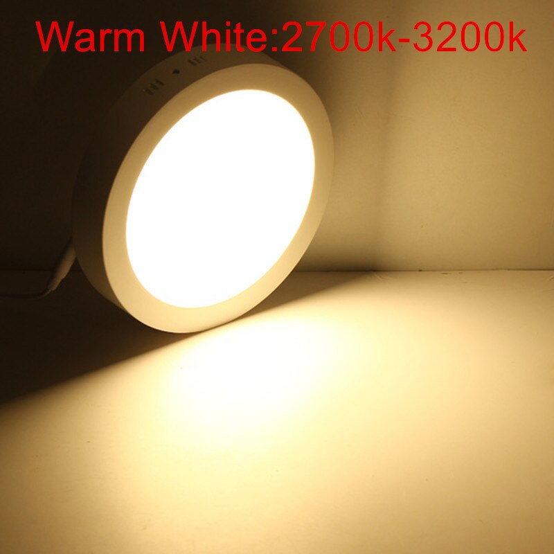 Oświetlenie panelowe LED 9W 15W 25W Okrągłe/kwadratowe Downlight AC/DC 12V 24V Lampa sufitowa LED do oświetlenia kuchni i łazienki