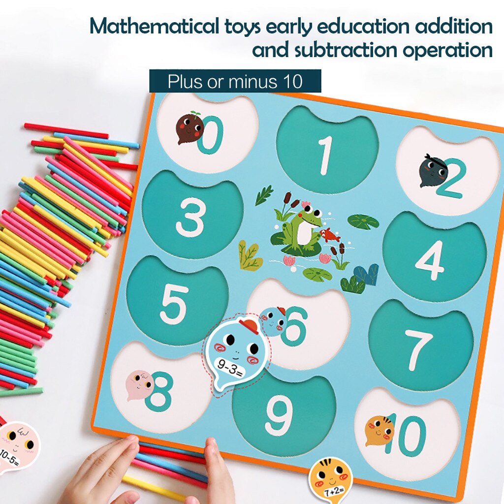 Kinderen Speelgoed Puzzel Optellen En Aftrekken Wiskunde Vroege Onderwijs Spelletjes Speelgoed