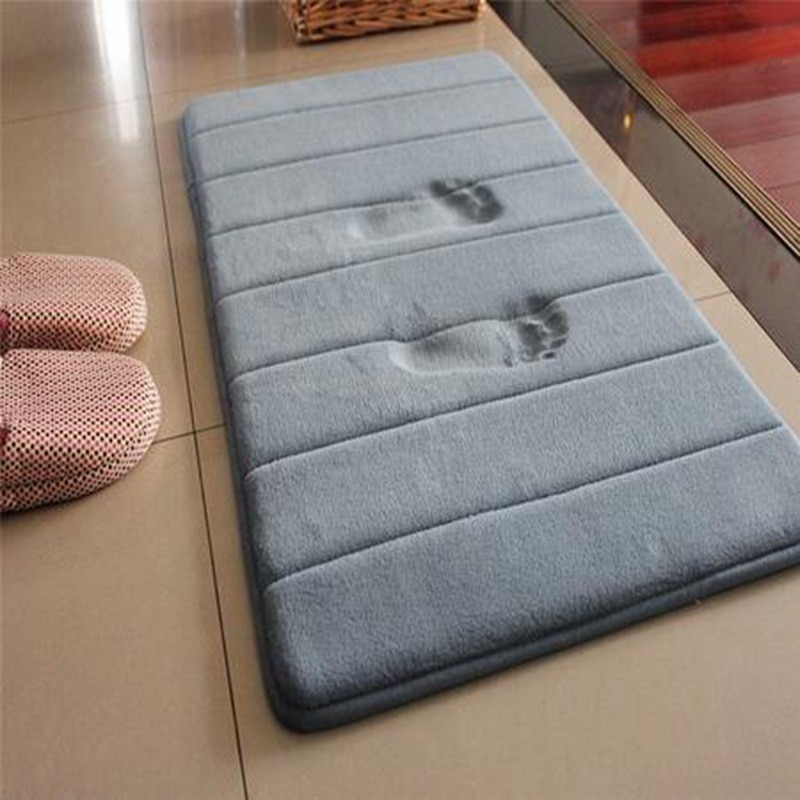 40*60cm Memory Foam Bath Mat Non-slip Bathroom Carpet Water Absorption Rug Soft Bathroom Mat