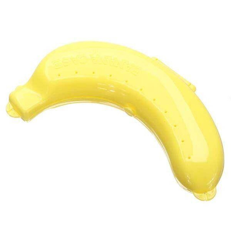 Mignon fruits banane étui en plastique boîte à déjeuner protecteur porte-conteneur transporteur stockage enfants jouets outils de cuisine