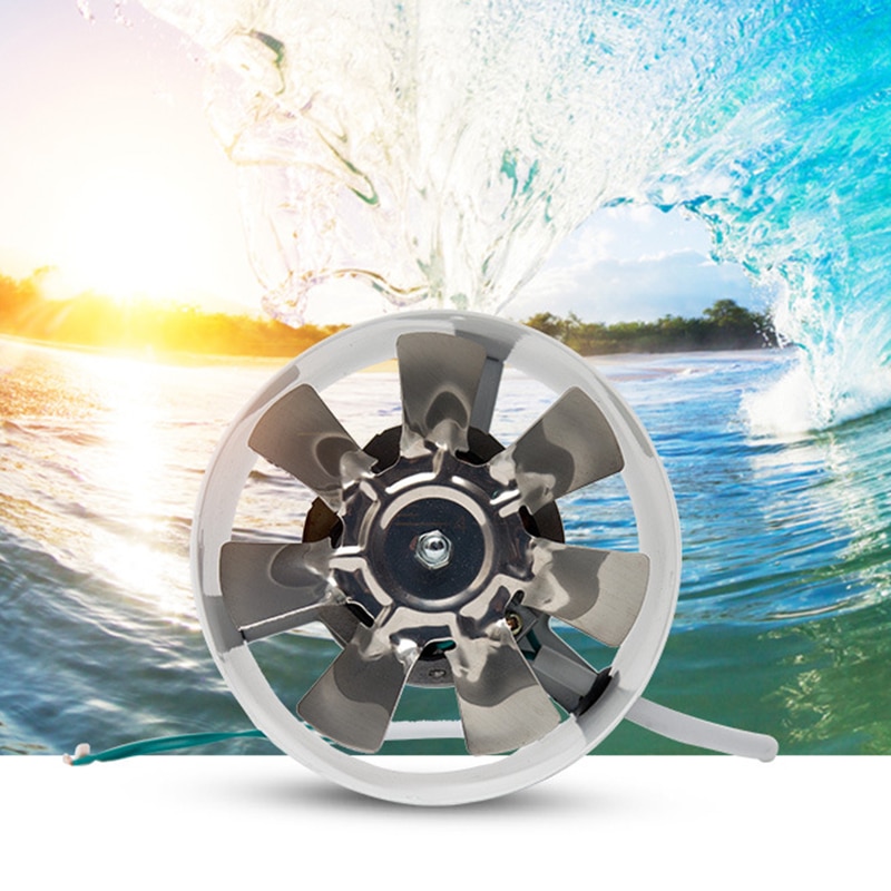 ! 2800R/Min Duct Booster Vent Fan Metalen 220V 25W 4 Inch Inline Ducting Ventilator Ventilatie Duct fan Accessoires: Default Title