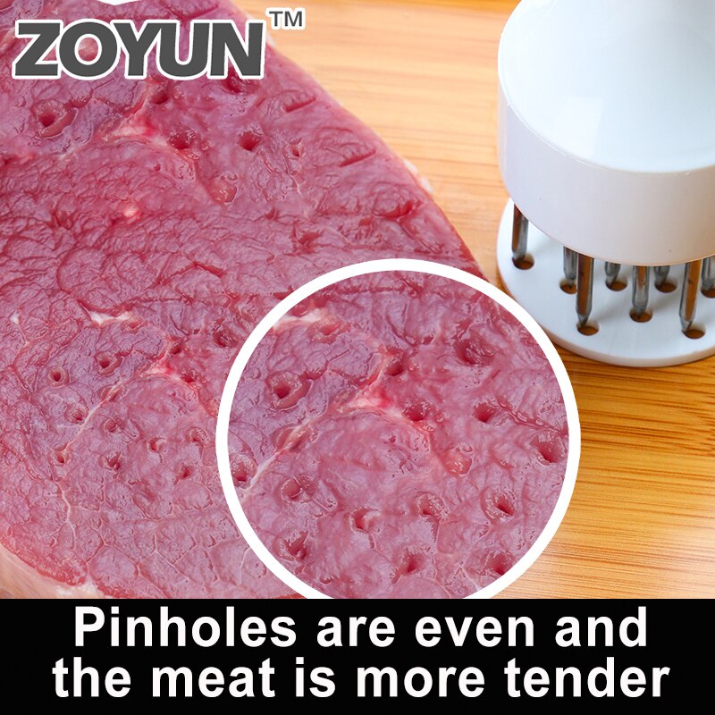 ZOYUN Household broken muscle pine needle knocking meat hammer stainless steel needle steak hole hole pig skin pork hammer