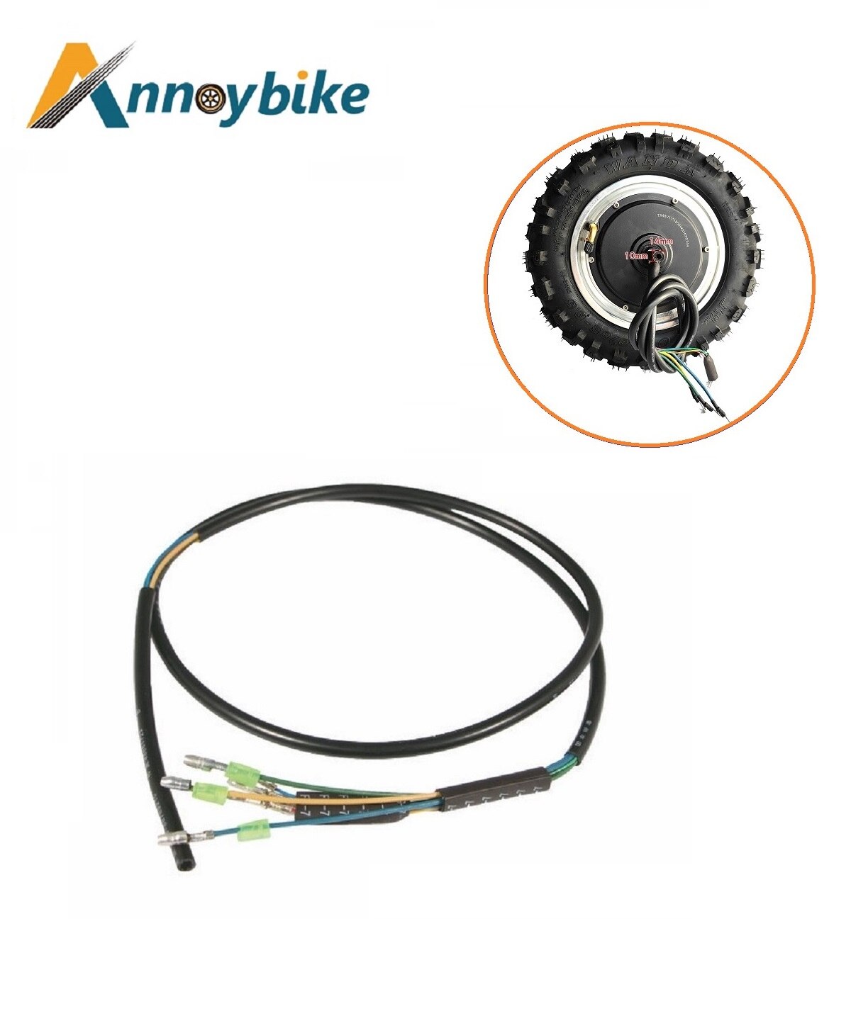 1pcs Motor Wires Cable Brushless DC Motor 3*1.5mm²+5*0.2mm² Motor Phase+5pcs Hall Sensor Wires