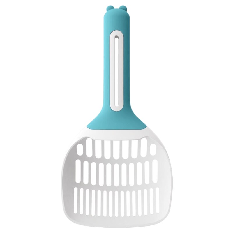 Large Cat Litter Scoop Plastic Scoops for Kitty Litter Box Sifter Deep Shovel: Blue