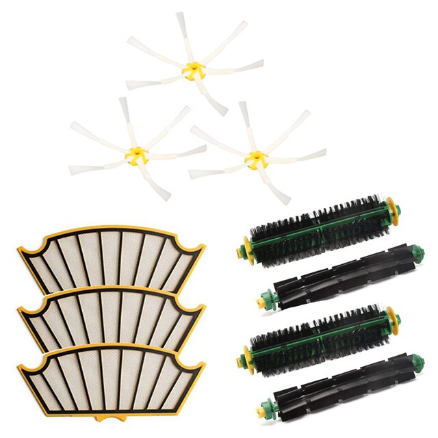 For iRobot Roomba 500 510 520 527 528 530 532 535 540 550 560 562 570 572 580 581 585 590 Side Brush Filter Vacuum Cleaner Parts: iR500-15