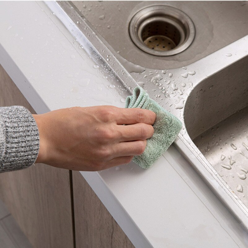 3/5/10m Home Kitchen Sink Sticker Waterproof Mildew Proof Self-adhesive Transparent Tape Bath Water Seal Tape Tool Stickers