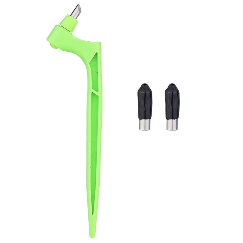 LMDZ 1PC 360-degree Rotating Utility Knife Pen Paper Cutting Pen Engraving DIY Art Craft Hand-held Rotary Carving Knife: green