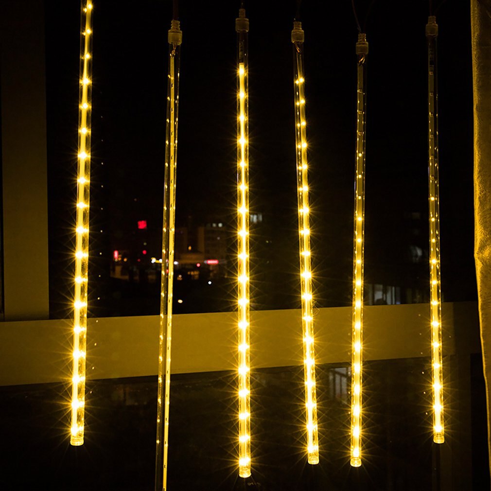 Rain String Lights Led Meteor Shower Tube Lights I... – Grandado