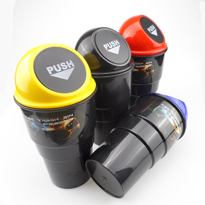Lata de lixo criativa para carro, 5 cores, para ford focus fusion favor, ecosport, fiesta, falcon edge/explorer