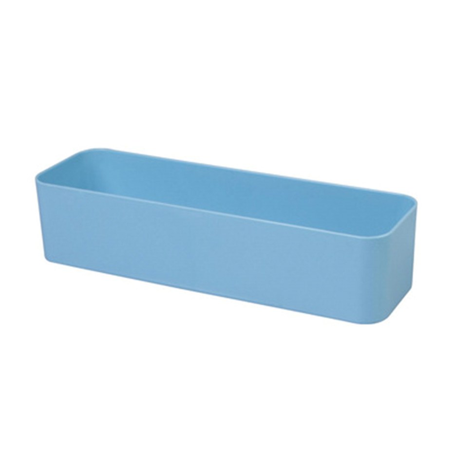 Mounted Wall Storage Box Cosmetic Rack Makeup Bathroom Remote Holder Control Hanger Organizer Storage Decor Bathroom Accessorie: Blue 2