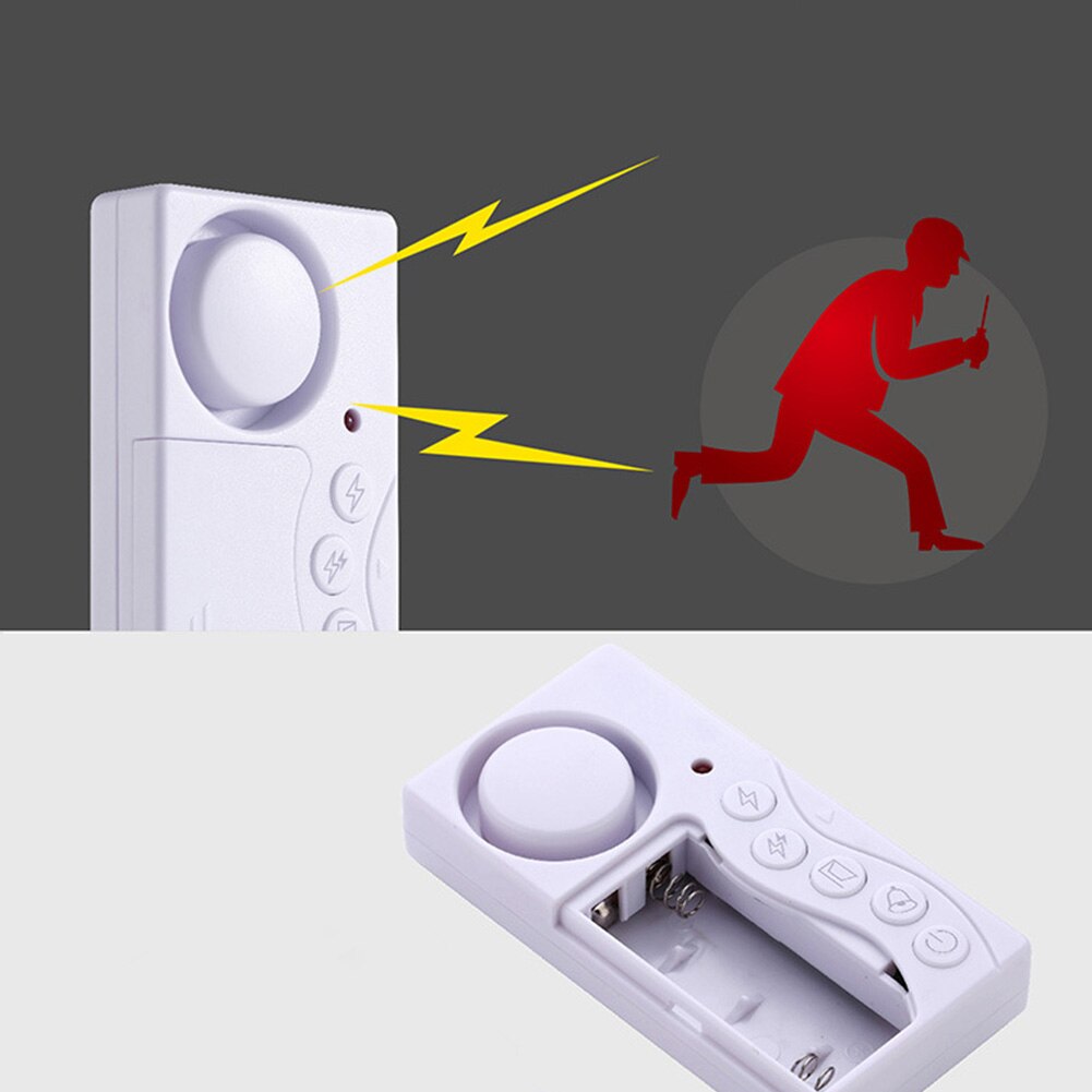 Venster Draadloze Kantoor Multifunctionele Deur Alarm Super Luid Installeren Led Indicator Home Security Anti Diefstal Indoor Magnetische