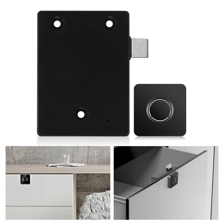 fingerprint door lock Smart Biometric Fingerprint Lock Home Office Drawer Cabinet Wardrobe Lock Anti Theft Keyless cerradura