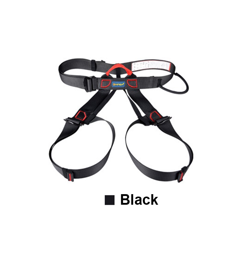 Outdoor camping climbing Safety Harness Seat Belts Sitting Rock Climbing Rappelling Tool Rock Climbing accessories: black