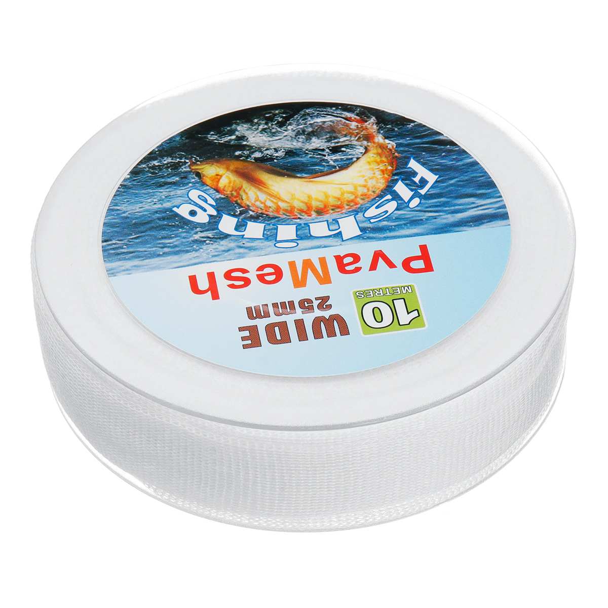 10M PVA Soluble Narrow Fishing Network Refill Stocking Bait Bag Protect Fish Net