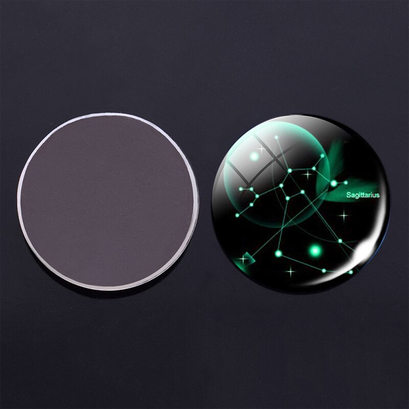 12 sterrenbeeld koelkastmagneet dierenriem glas bol rond magnetische koelkaststickers koelkastmagneet huisdecoratie: Boogschutter