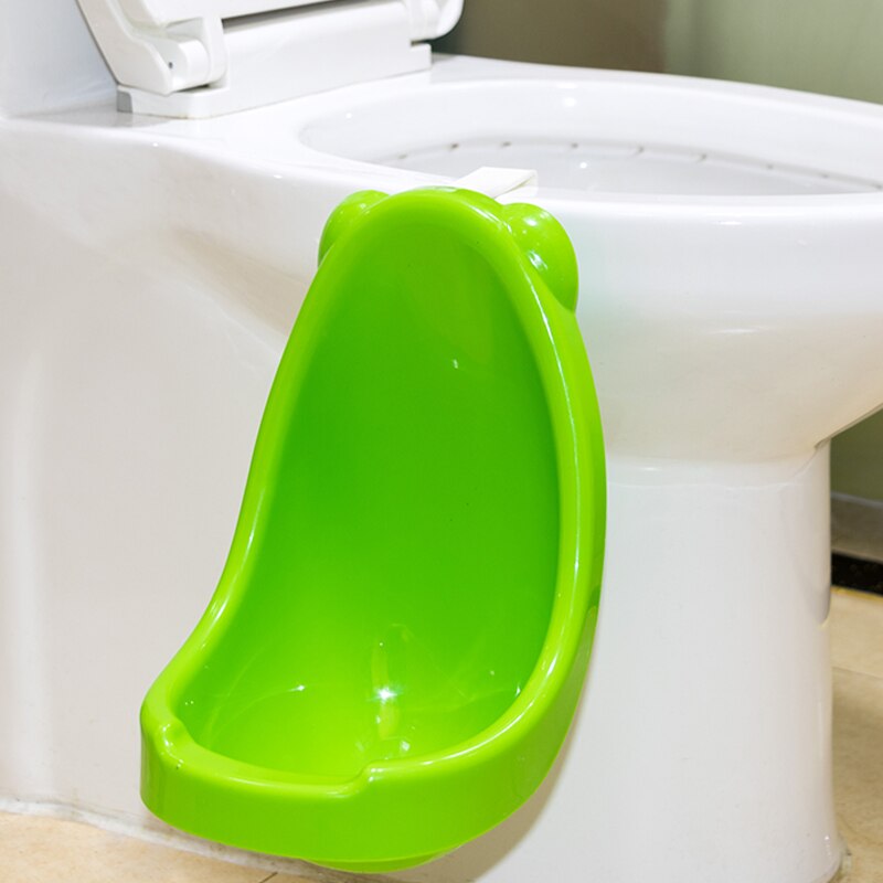 Väggmonterad urinoar för barn fast manlig babyprylar tillbehör stativ typ urinhink häng nära pall urinoar träningspotta: Grön
