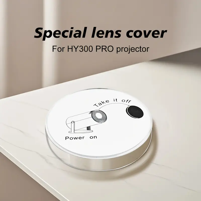 Cubierta protectora de lente de proyector HY300PRO, Protector de lente para evitar el polvo para Magcubic HY300, Protector para proyector HY300Pro hy300plus