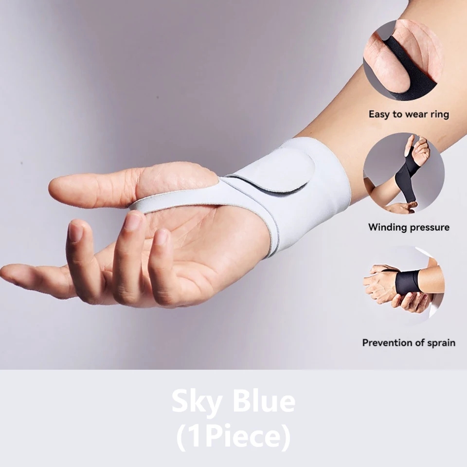 Attelle de poignet à Compression fine réglable, 1 pièce, protection contre les entorses, gaine tendineuse, douleur pour hommes et femmes, exercice de soutien de sécurité