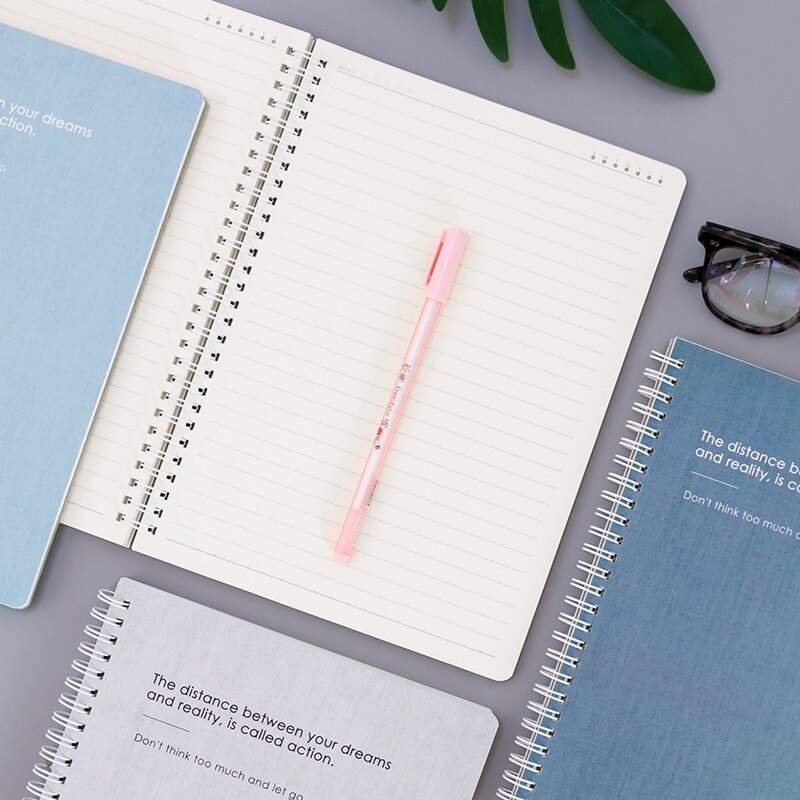 A5 Creativity Simple Coil Notebooks Office Business Diary Book School Supplies Stationery Notepad Daily Work Journal
