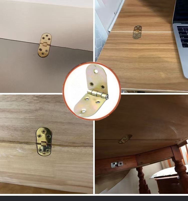 4pcs embedded flip hinge 180 degree cabinet hinge, furniture accessory, suitable for cabinets, drawers, storage cabinets, etc