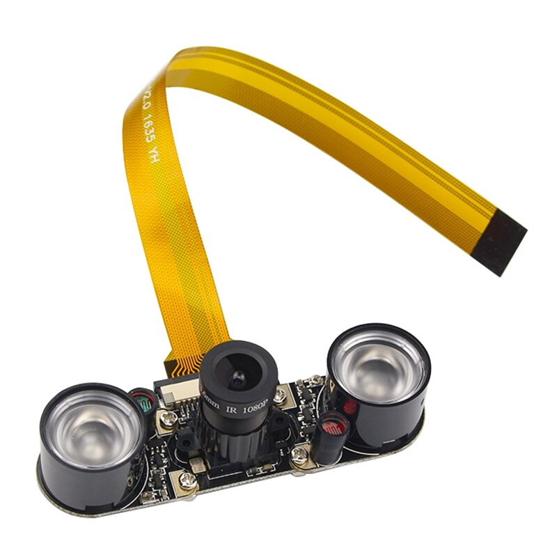 Til raspberry pi zero kamera brændvidde justerbar 5mp webcam nat kamera modul ffc kabel til raspberry pi zero w