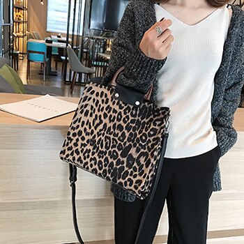 Leopard tote bags for women luxury handbags women with handle shoulder bag women's crossbody bags handbag: Lett leopard