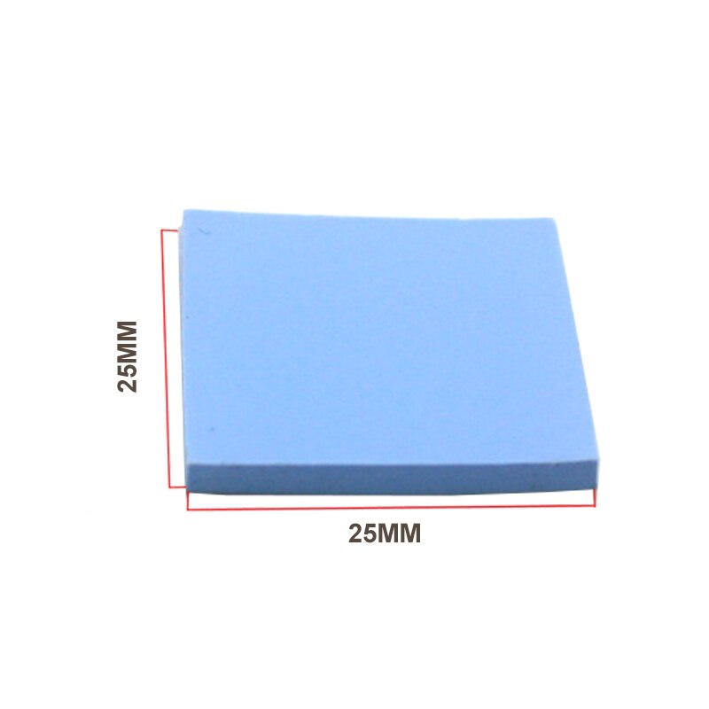 3M Hoge Thermische Geleidbaarheid Siliconen Tablet Notebook Computer Grafische Kaart Geheugen Koellichaam Solid Viscositeit Siliconen Pakking: thickness 2.5mm