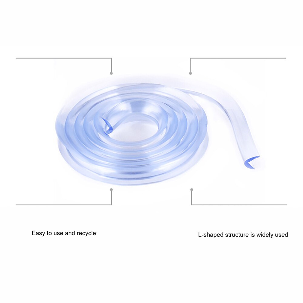 Baby baby sikkerhet hjørne beskyttelse strip vakter bord skrivebord kant gjennomsiktig bord kant møbler hjørne beskyttere myk støtfanger