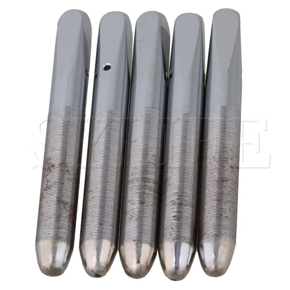 5 x clavijas de afinación sueltas de Piano duraderas, reemplazo de clavijas de 7,4mm de diámetro, plateadas