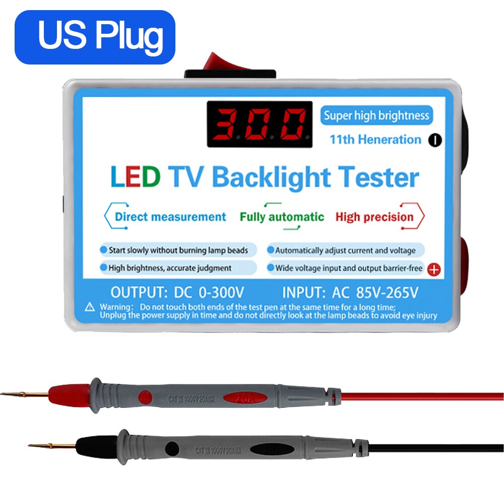 Led Lamp Tv Backlight Tester Multipurpose Led Strips Kralen Test Tool Meetinstrumenten Voor Led Licht Led Lamp Tester: Type 3 US Plug