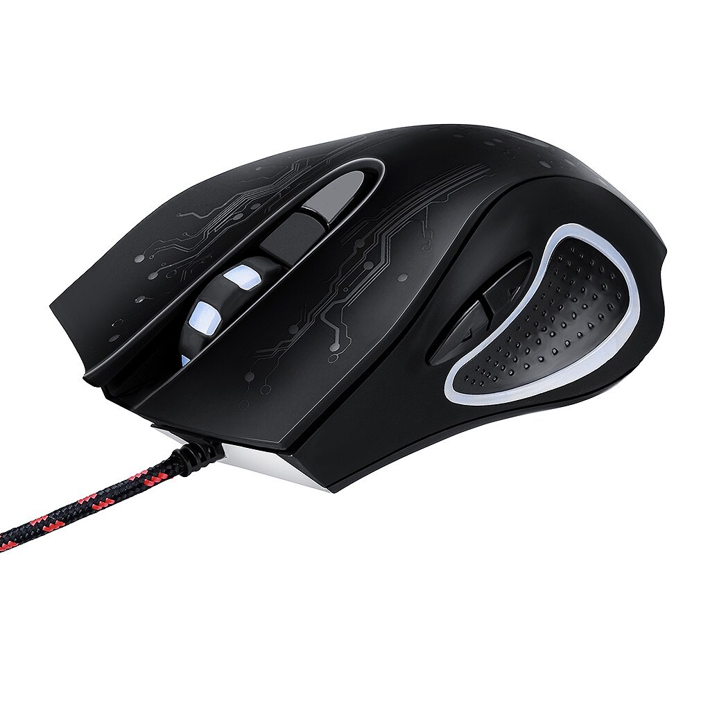 3200DPI 6 Buttons Adjustable Optical USB Wired Gaming Mouse Gaming Mouse DPI Adjustable Wired Mouse USB Optical LED