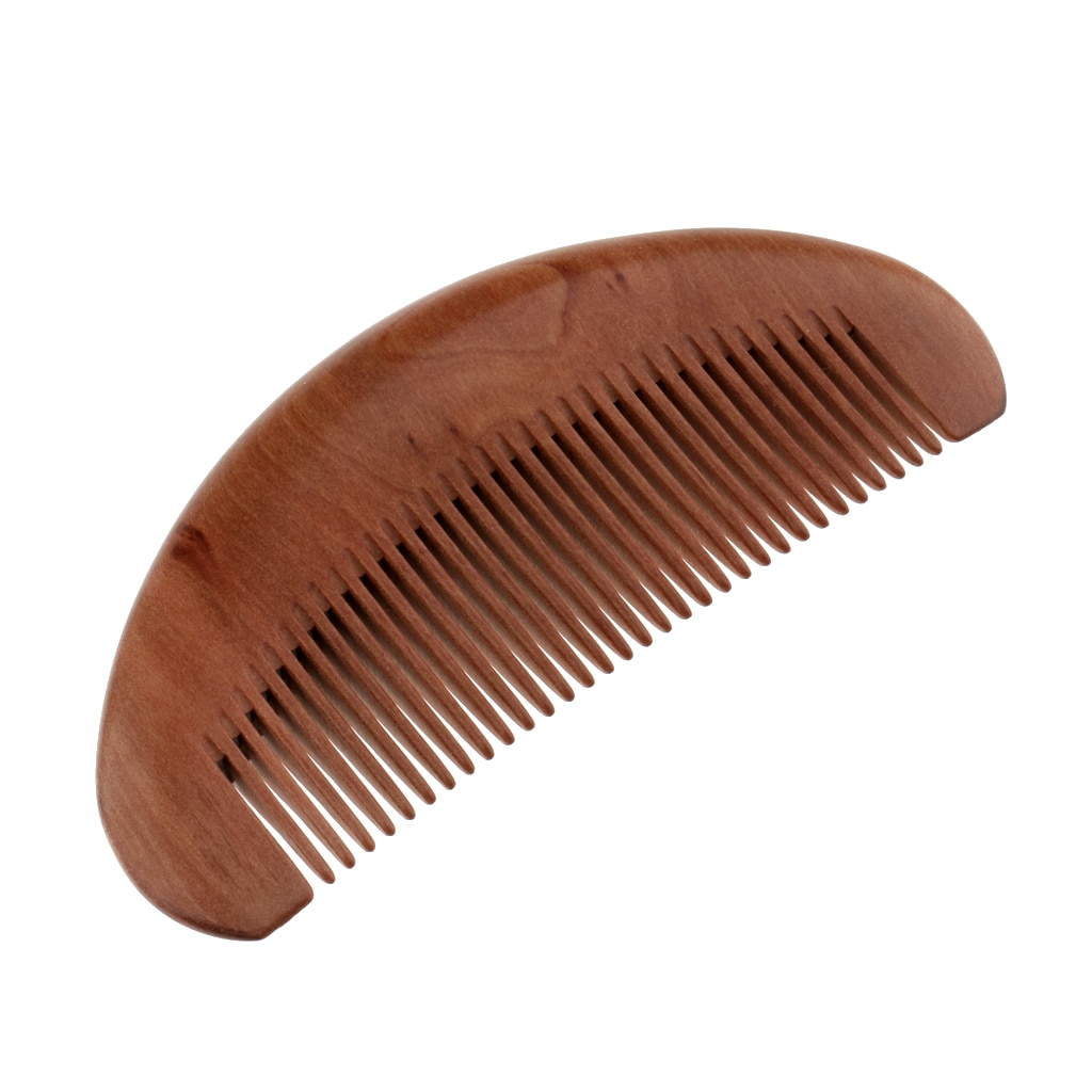 Peachwood Comb Anti-Static Hair Care Detangling Comb Head Massage Fine Teeth