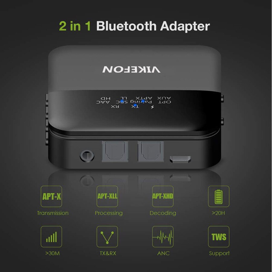 CSR8675 AptX HD LL Bluetooth 5.0 Audio Trasmettitore Ricevitore Stereo TV PC Auto Adattatore Wireless Dongle RCA SPDIF 3.5 millimetri aux Martinetti