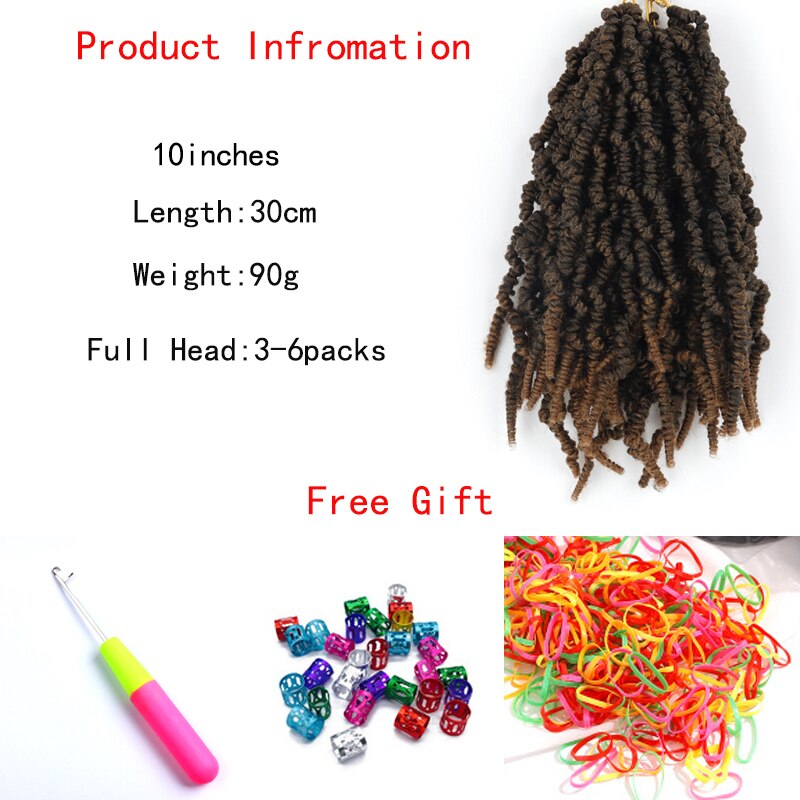 LISI chica pasión Twist pelo Crochet extensiones de trenzado trenzas de ganchillo sintéticas primavera Pelo trenzado para esponjoso