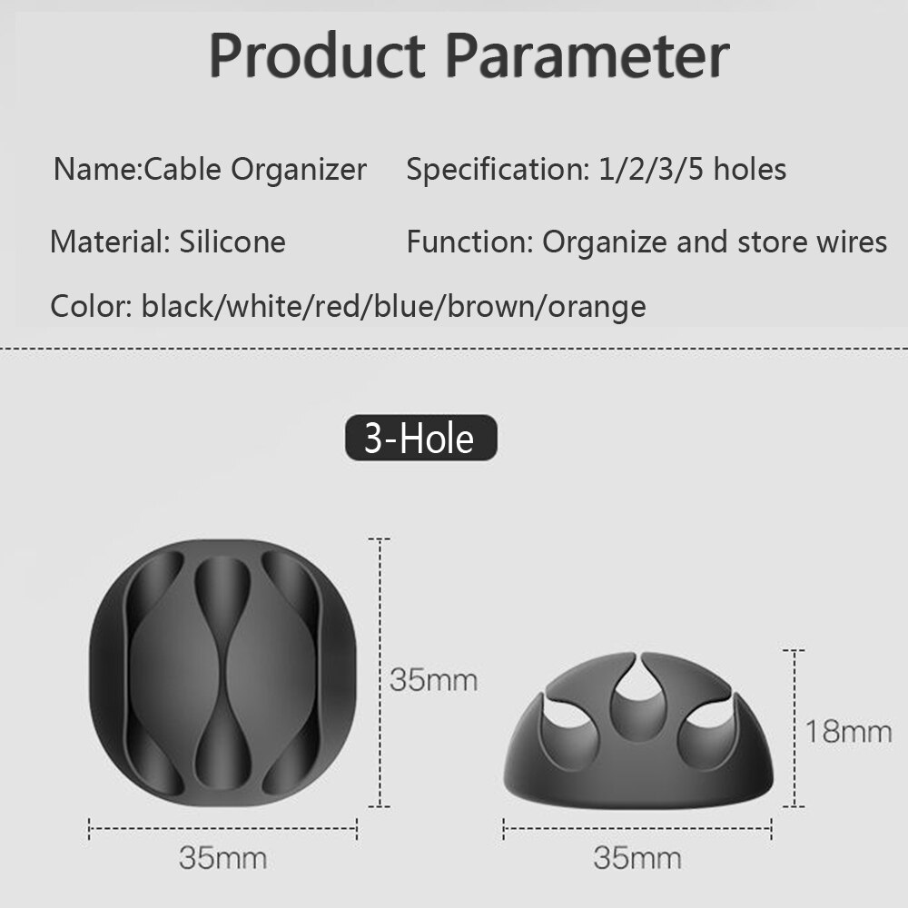 Leuke Telefoon Kabel Organizer Computer Netsnoer Houder Muis Draad Clips Siliconen Kabels Protector Datalijn Bureau Kabelmanagement