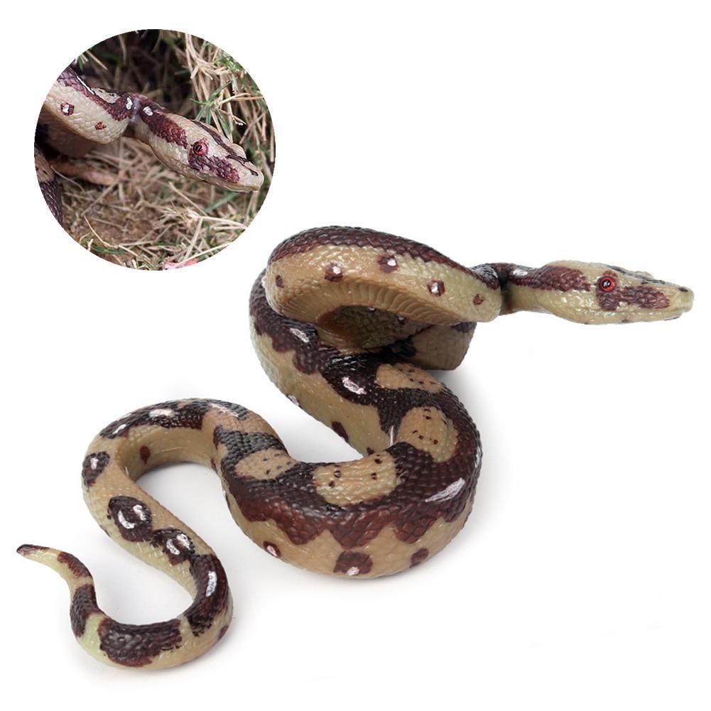 Serpent modèle réaliste enfants jouet réaliste géant jardin Reptile Simulation Simulation serpent modèle Reptile délicat Pran E4Y3