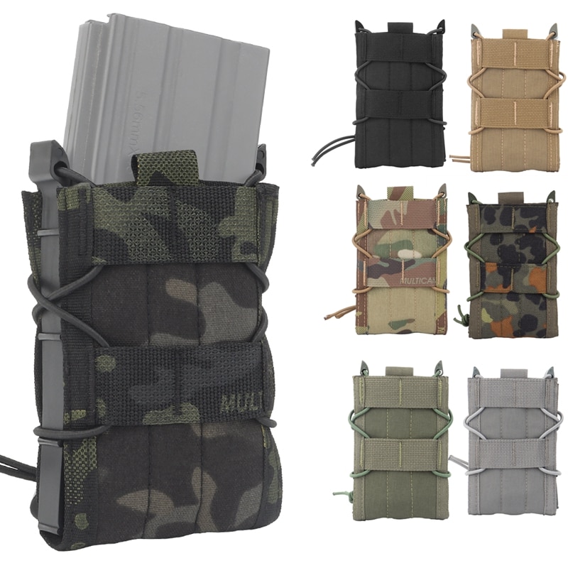 Bolsa táctica para cargador AK AR M4 AR15, para Rifle Pitol Molle Mag, para caza CS, 5,56