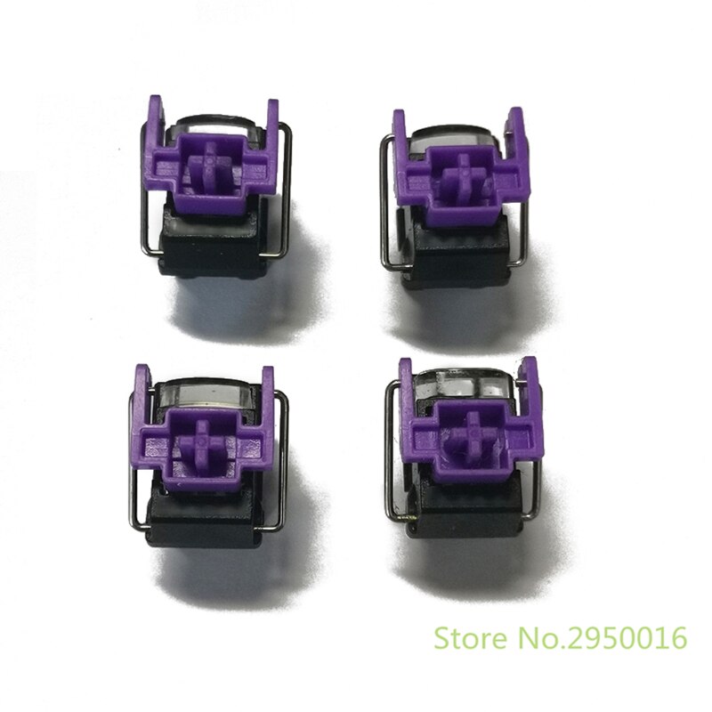 4Pcs Red/Purple Optical Switches Swap Switch for Razer Huntsman Elite Gaming Mechanical Keyboard Switches: purple-black