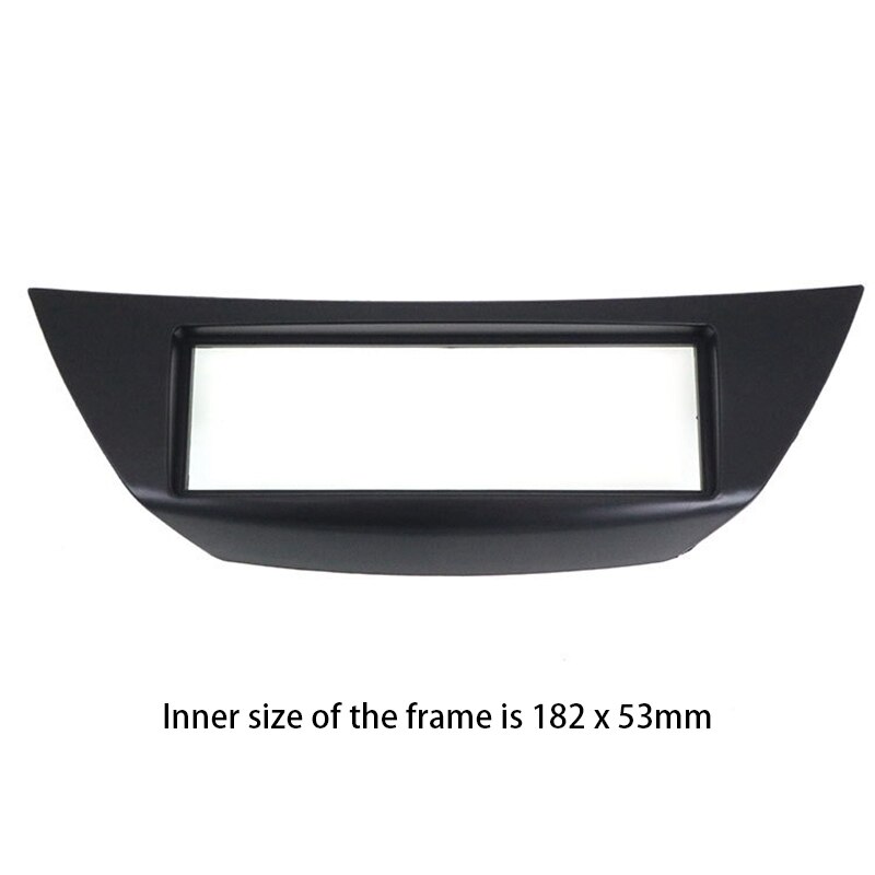 CD de coche Kit de Radio para salpicadero Panel de Radio ajuste Single DIN negro Facia de la Fascia adaptador para Renault Laguna 2007 +