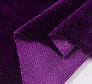 Hoogwaardige Stretch Dikke Koreaanse Fluwelen Fluwelen Stof Dikke Gouden Fluwelen Non-Fleece Kleding Zijde Kleding Fluwelen Stof: purple