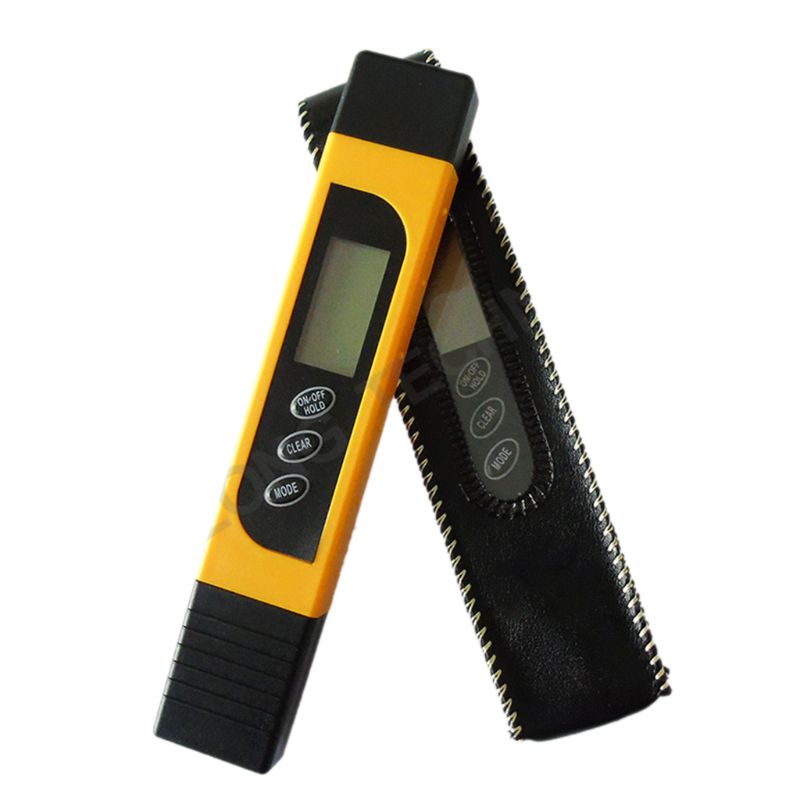 Digitale watertester tds watertestpenmeter voor aquarium, zwembad: Geel