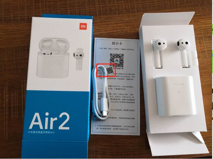 Original Xiaomi Redmi AirDots 2 AirDots S AirDots básico Ture inalámbrico Bluetooth auricular reducción de ruido auriculares estéreo: xiaomi Air 2